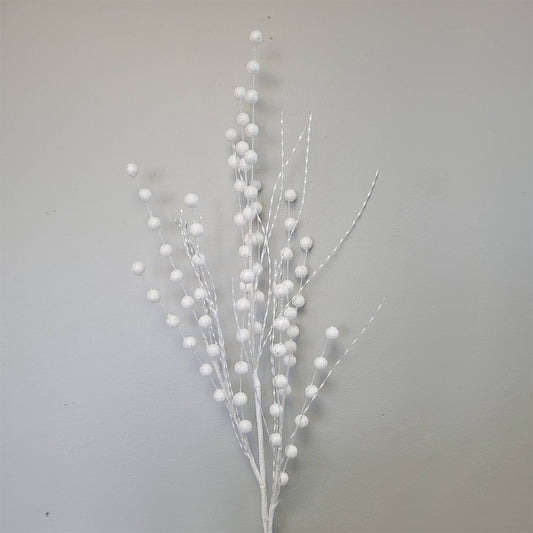 Metallic Twist Glitter Spray - White 32”
