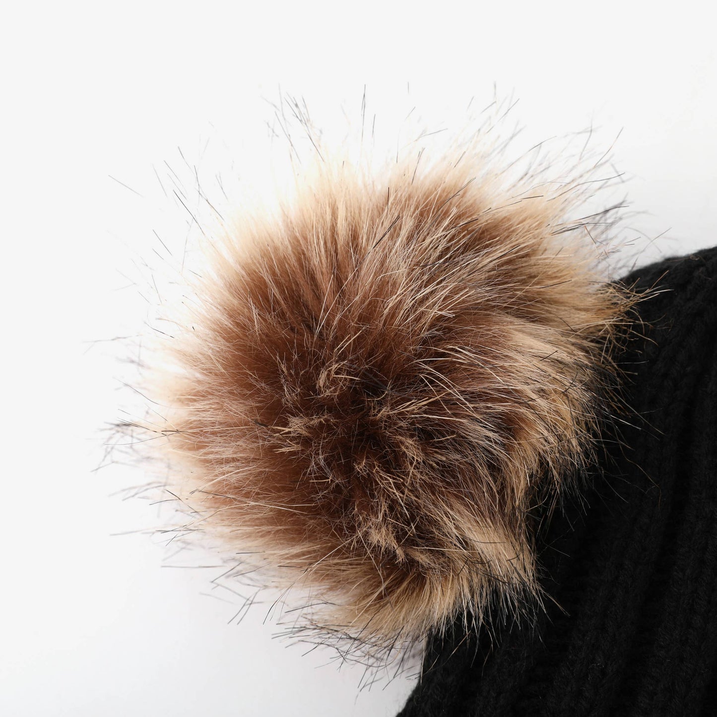 Baby / Toddler Solid Pompon Kintted Beanie Hat