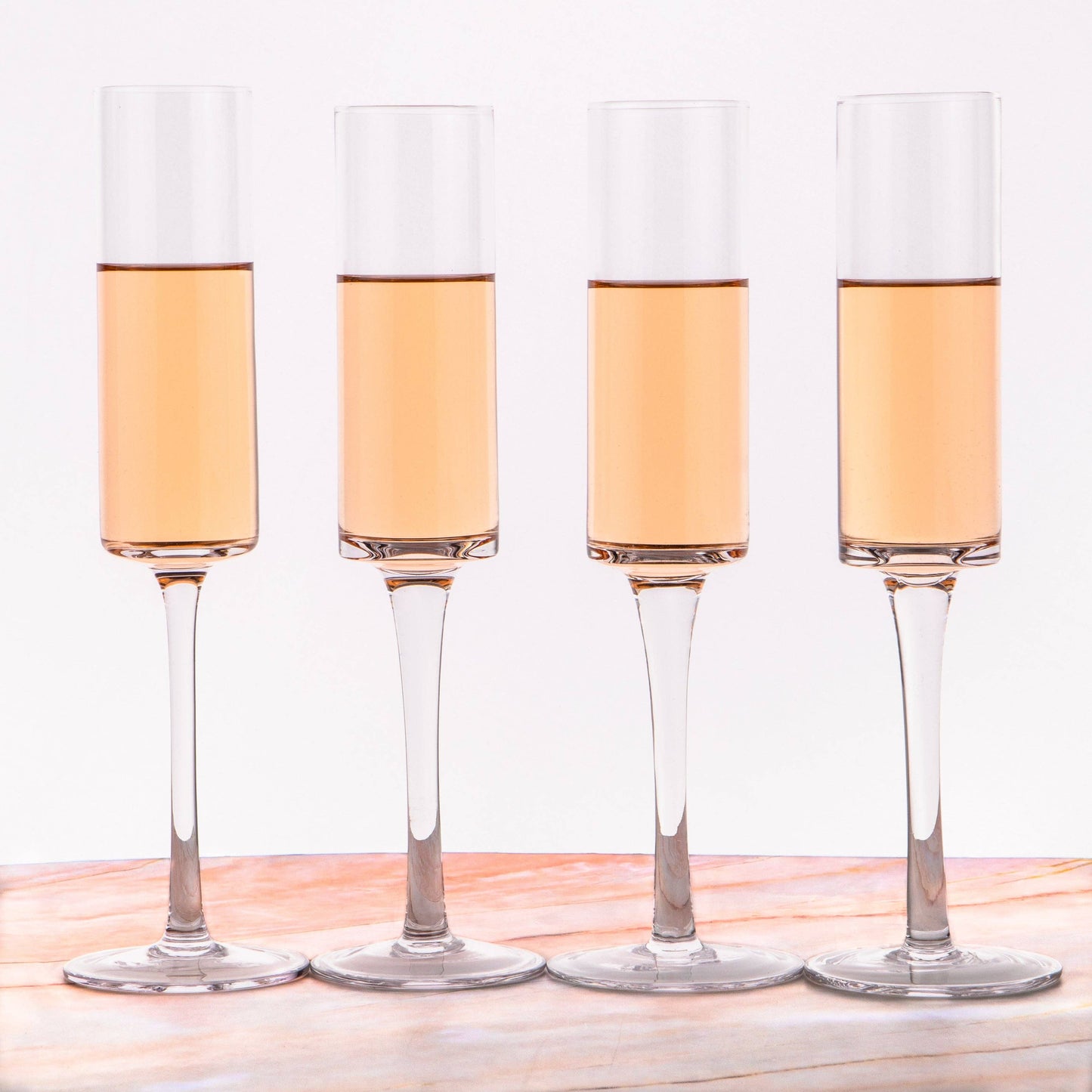 Champagne Flutes - Crystal Mimosa Glasses 6 oz (1pc)