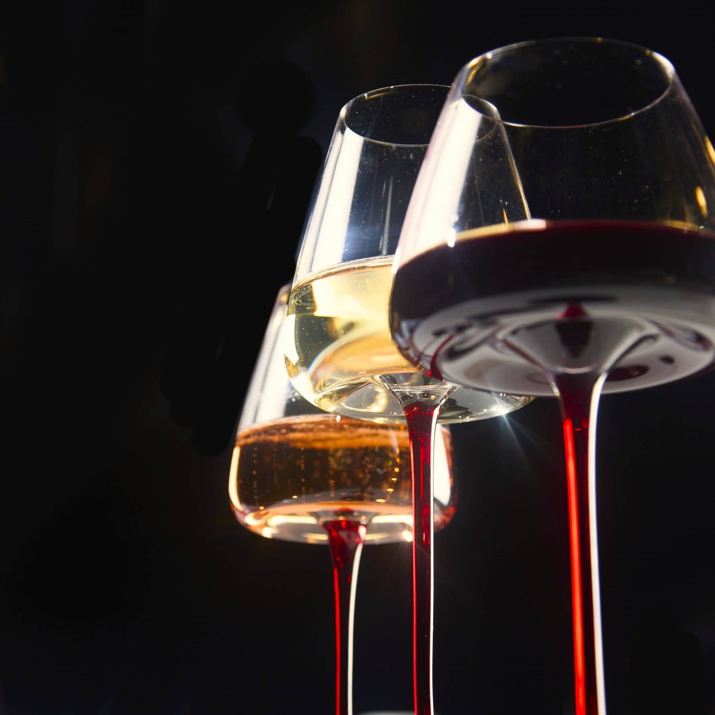 Extra Large Concave Wine Glasses - 24oz (1pc) 4 Set