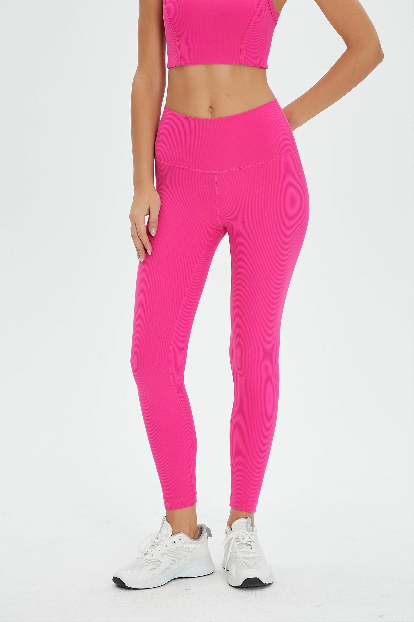 Aurelia Ribbed High Waist Leggings