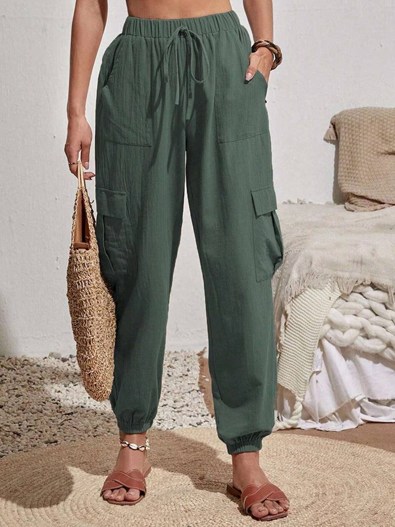 Casual trousers pocket cargo pants