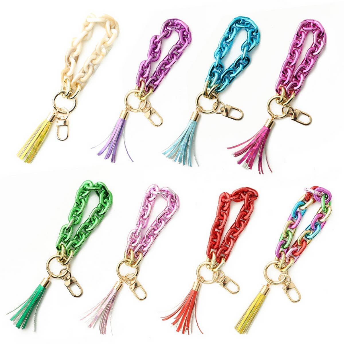 COLORFUL BRACELET BRIGHT COLOR KEYCHAIN_CWMM1333