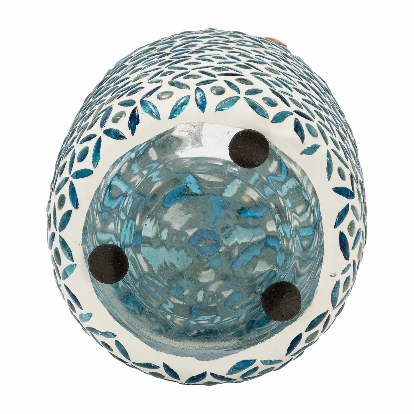 Blue Glass Mosaic Vase