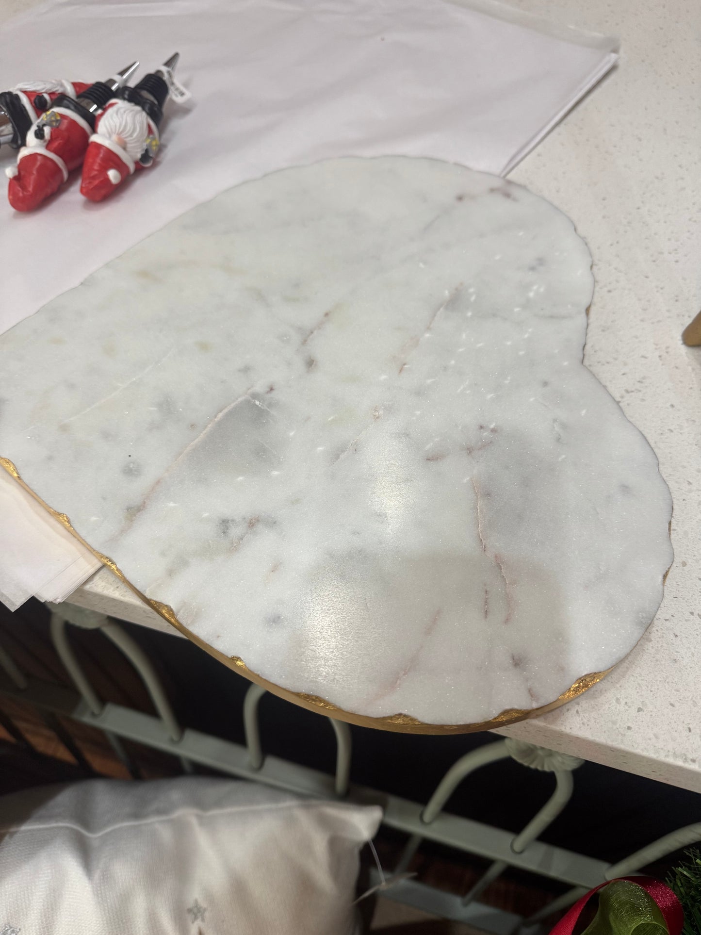 Heart Marble Cutting Board