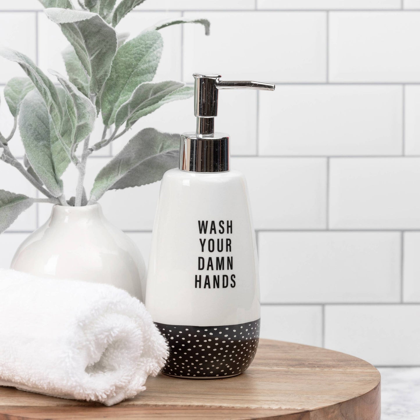 Wash Your Damn Hands Soap Dispenser