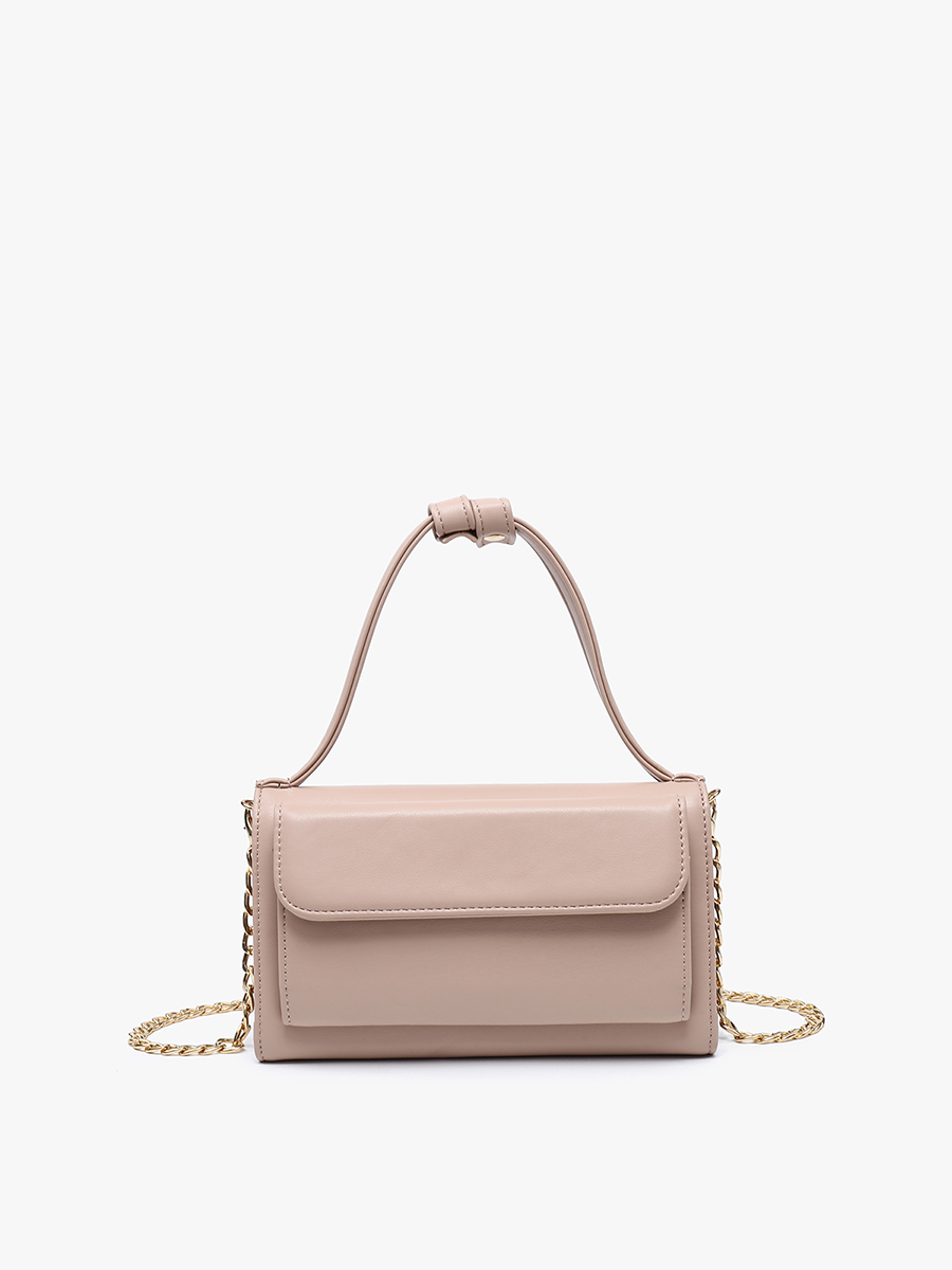 M2434 Honey Rectangular Crossbody w/ Chain