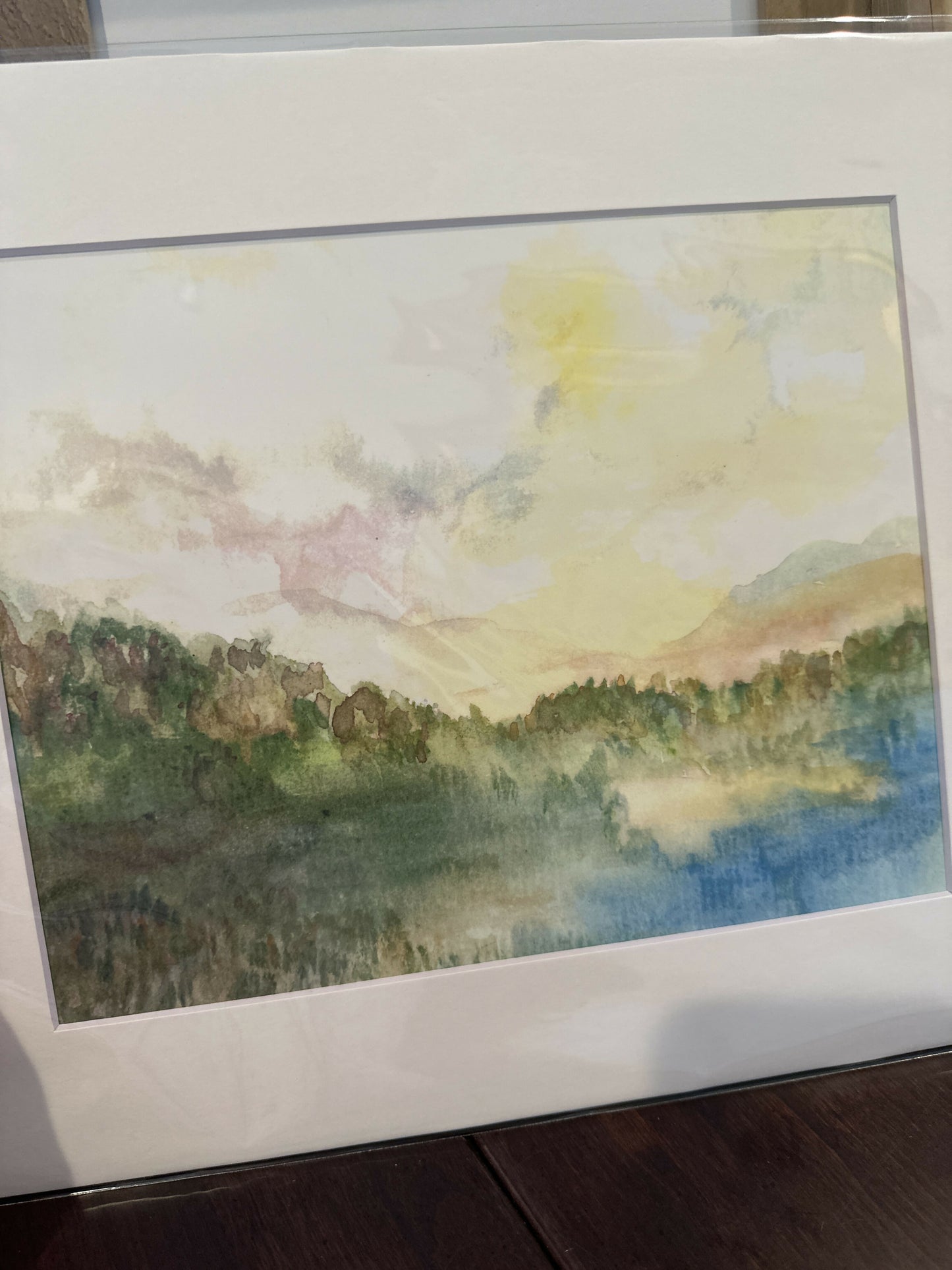 8x10 Print matted to 11x14 “Bless the Blue Ridge Mountains “