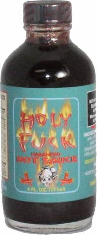 Hot Sauce, Jalapeno, Habanero, Novelty Labels, 5oz