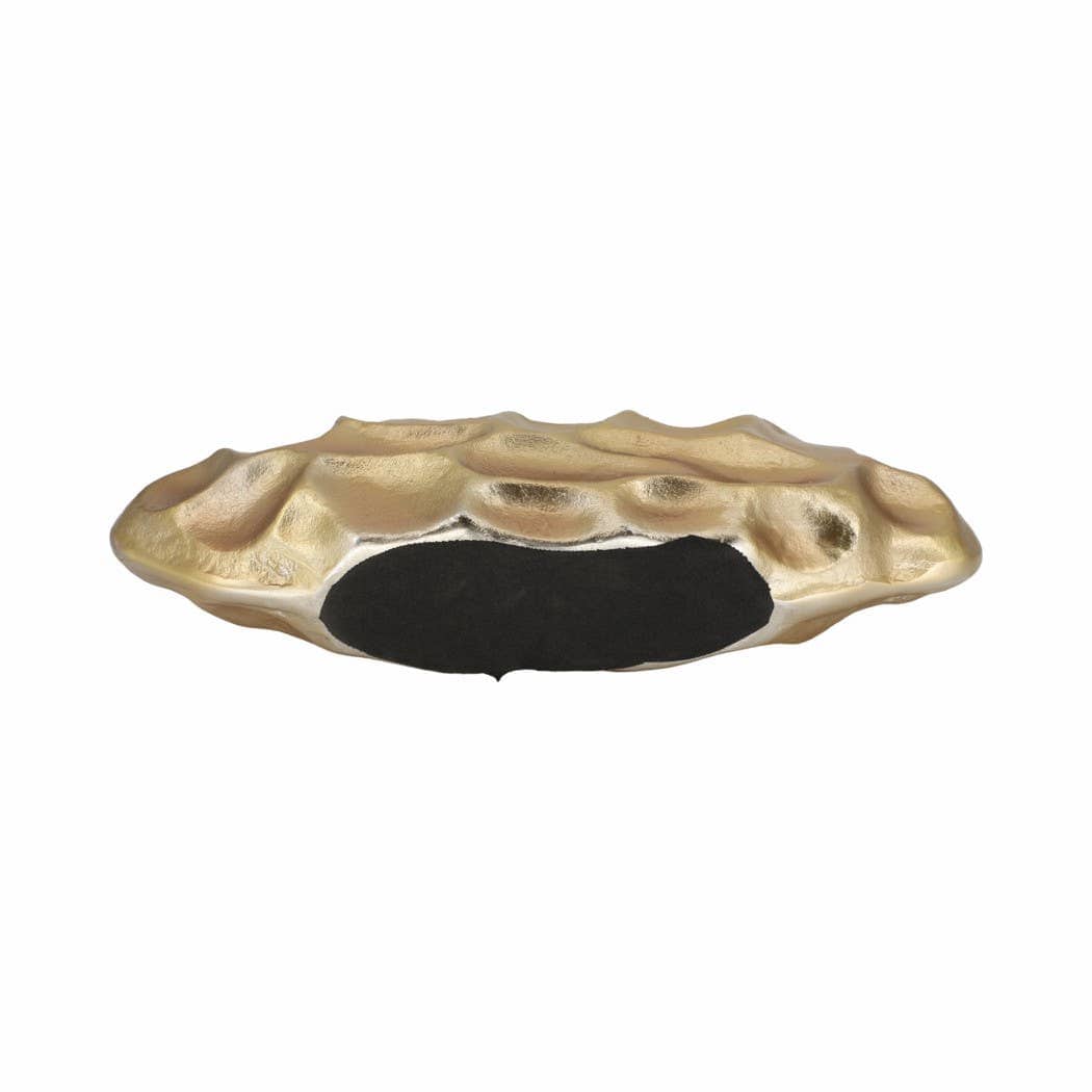 Decorative Bowl - Bronze Metal Cartwright Hammered, 20 in.
