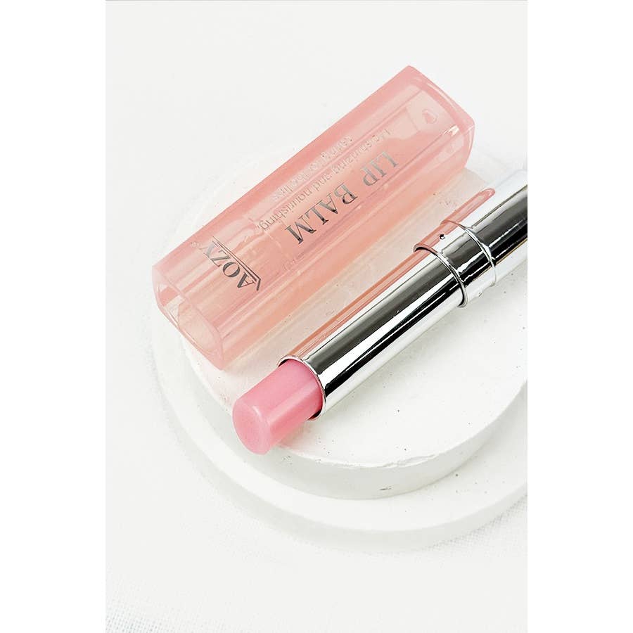 Pink Tone Case Lip Balm with Scents