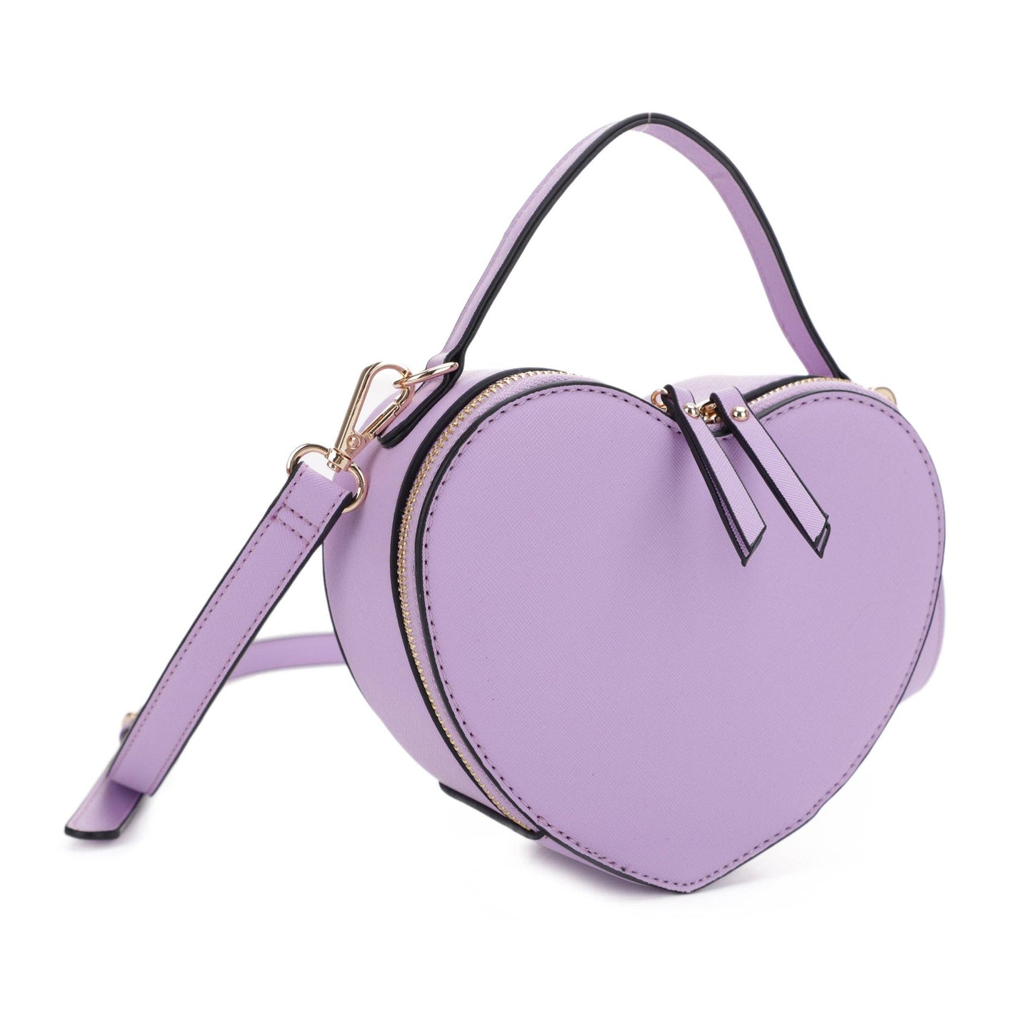 SM19671 Heart Shape Crossbody with Top Handle