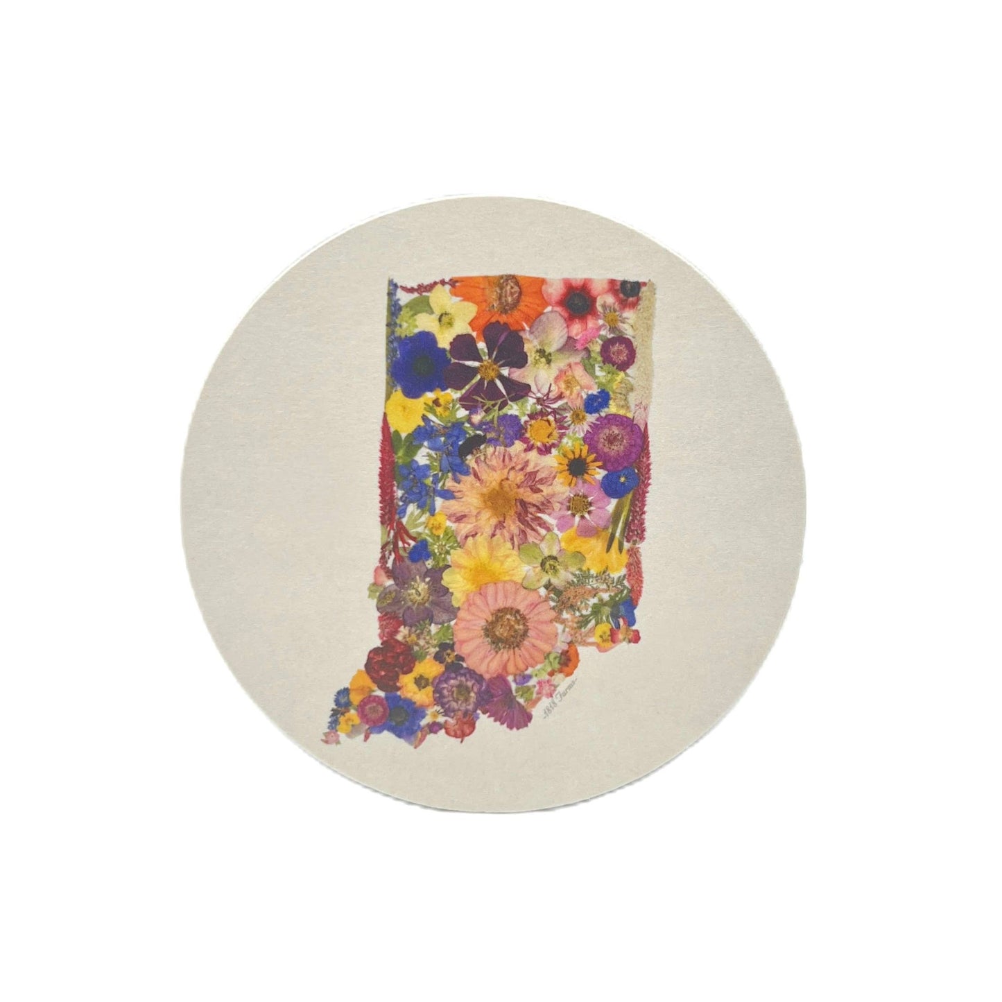 "Where I Bloom" State Coasters- Set of 6