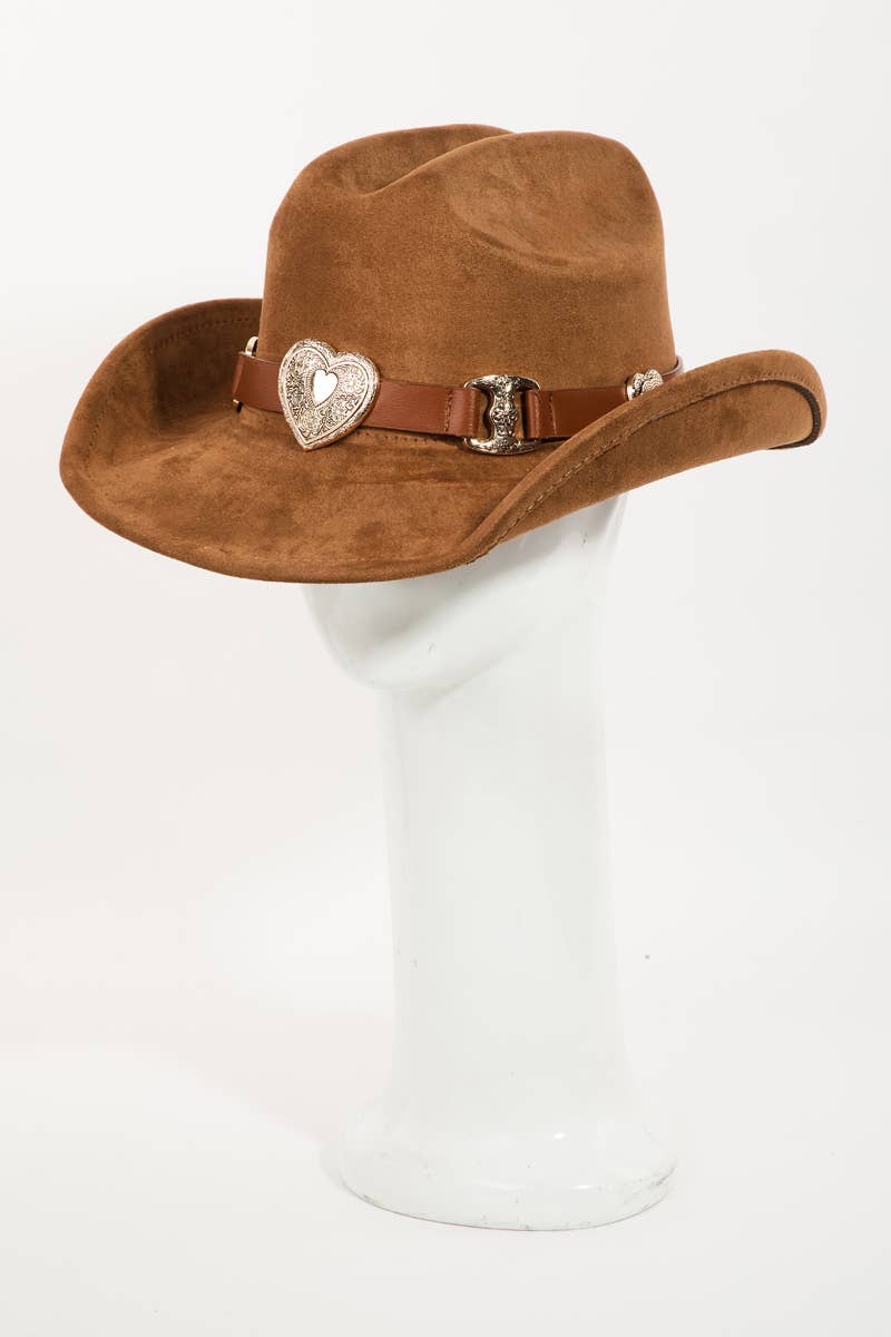 Heart Buckle Cowboy Hat