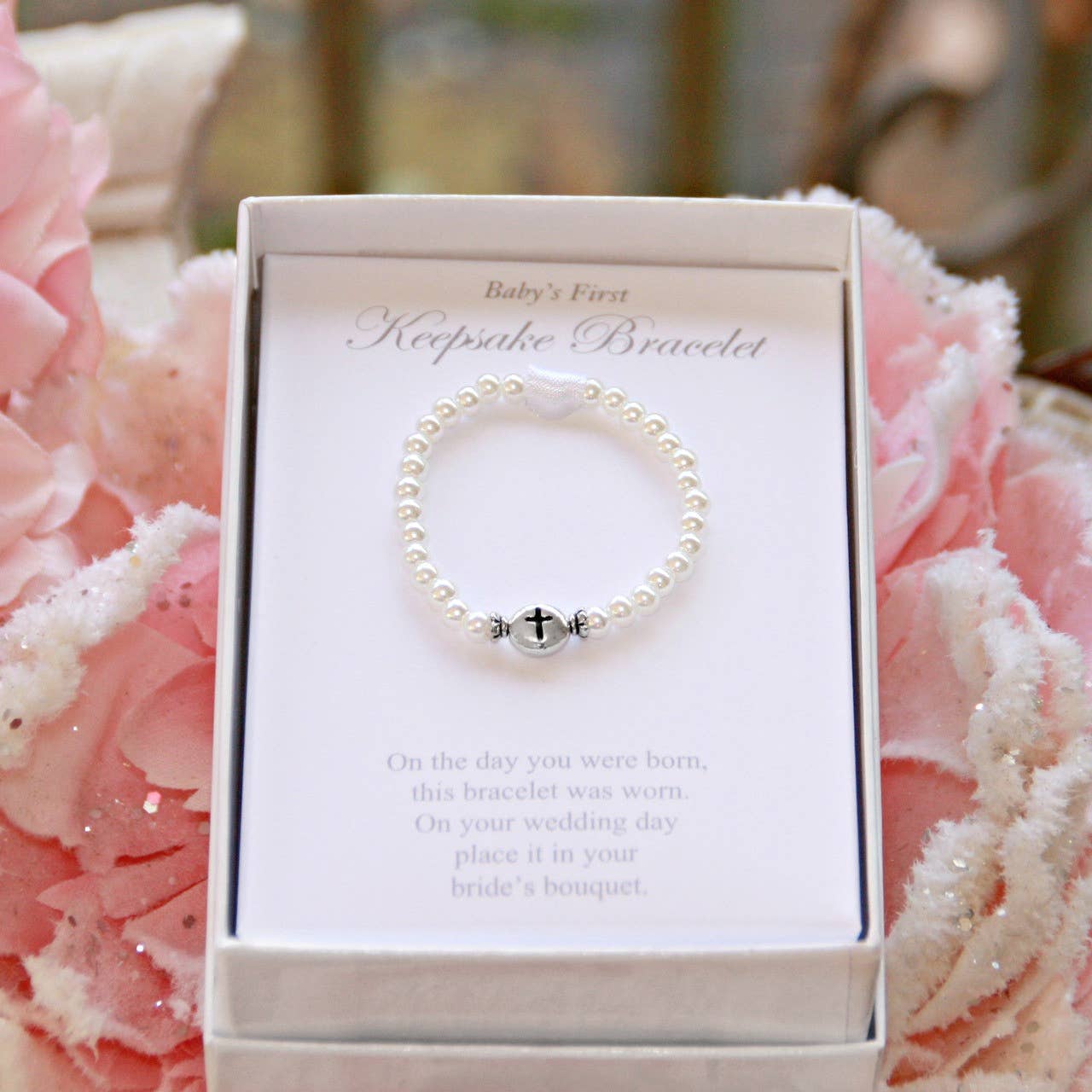 Infant to Bride Keepsake Bracelet w/ Heart