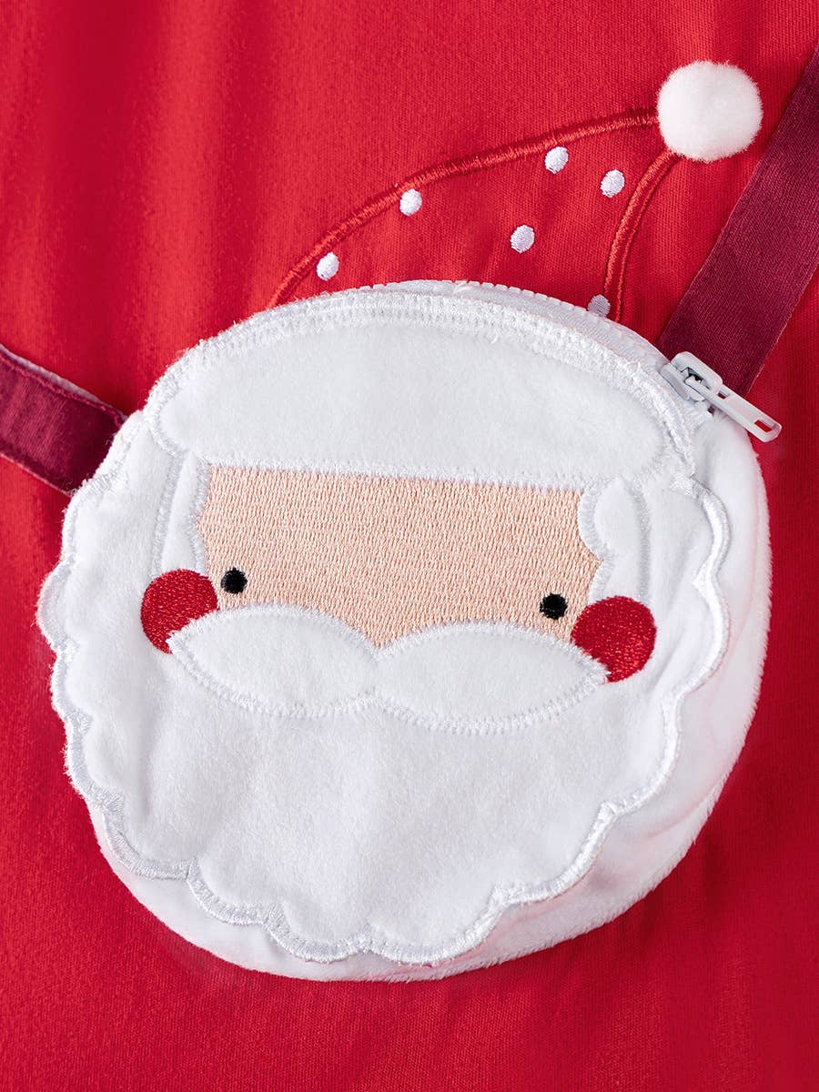 Toddler Girl Christmas Red Santa Dress (Non PatPatTag)