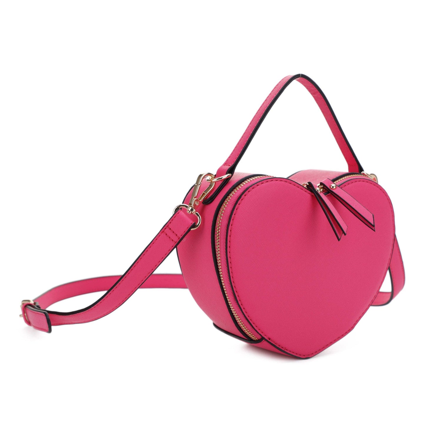 SM19671 Heart Shape Crossbody with Top Handle