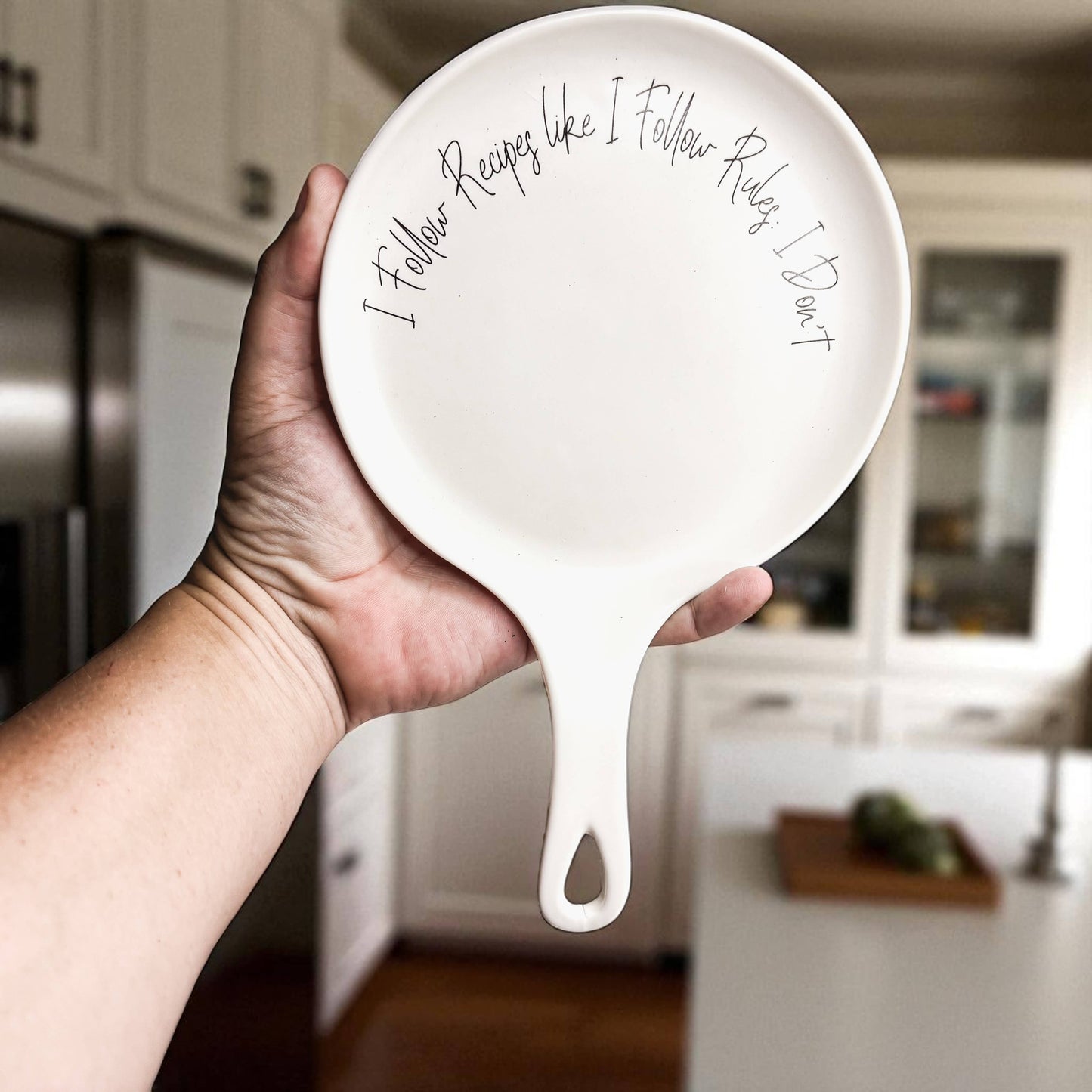 Spoon Rest Ceramic Funny, Modern Kitchen Foodie Decor & Gift