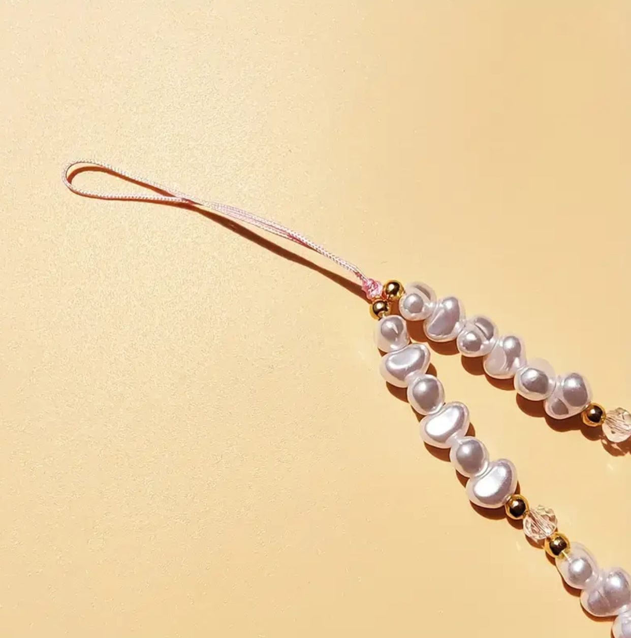 Crystal Beaded Phone Strap