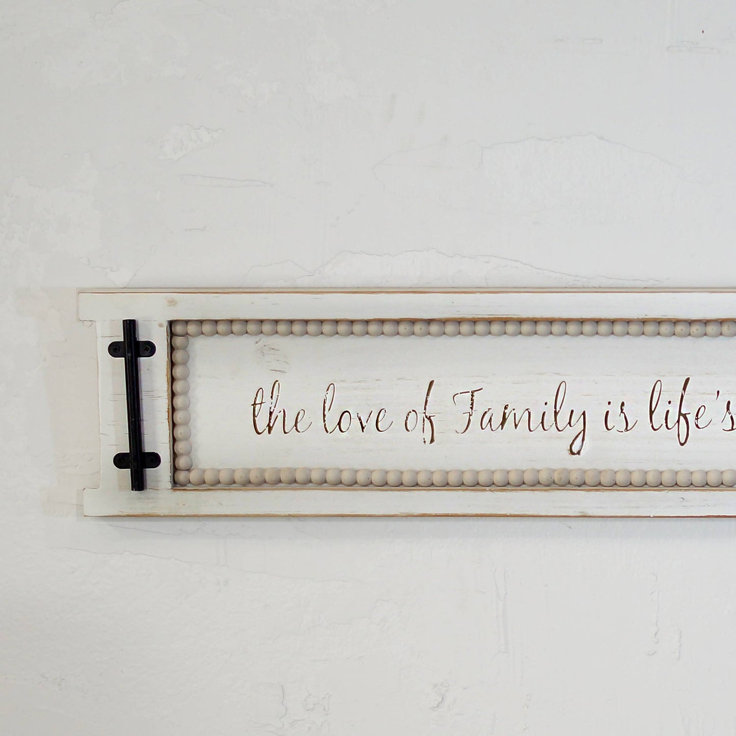 Wood 28 in. Family Love Sign