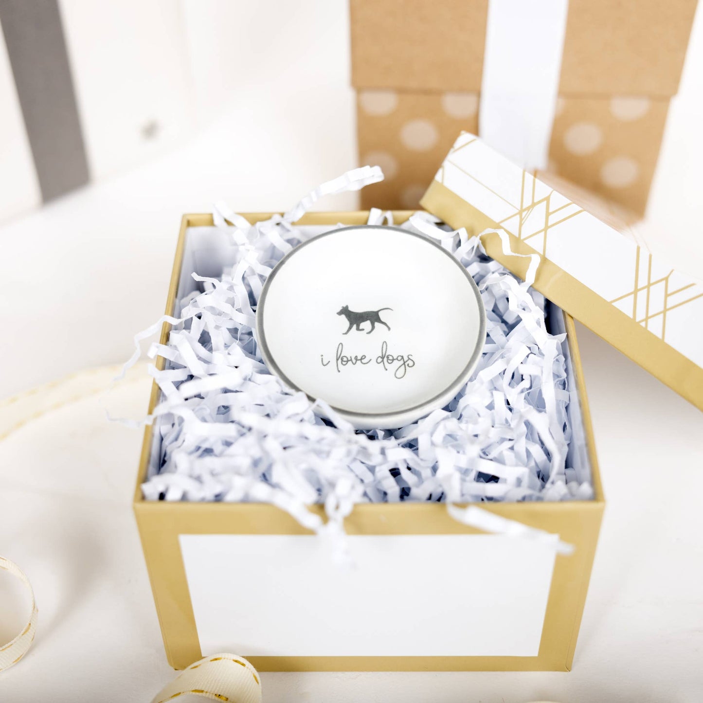I Love Dogs - 2.5" Trinket Dish