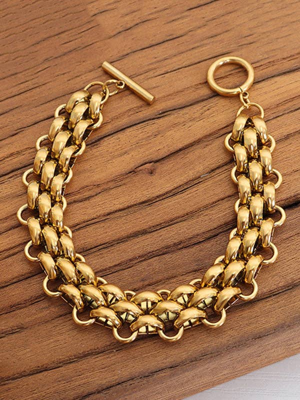 Chains Solid Color Bracelet Accessories
