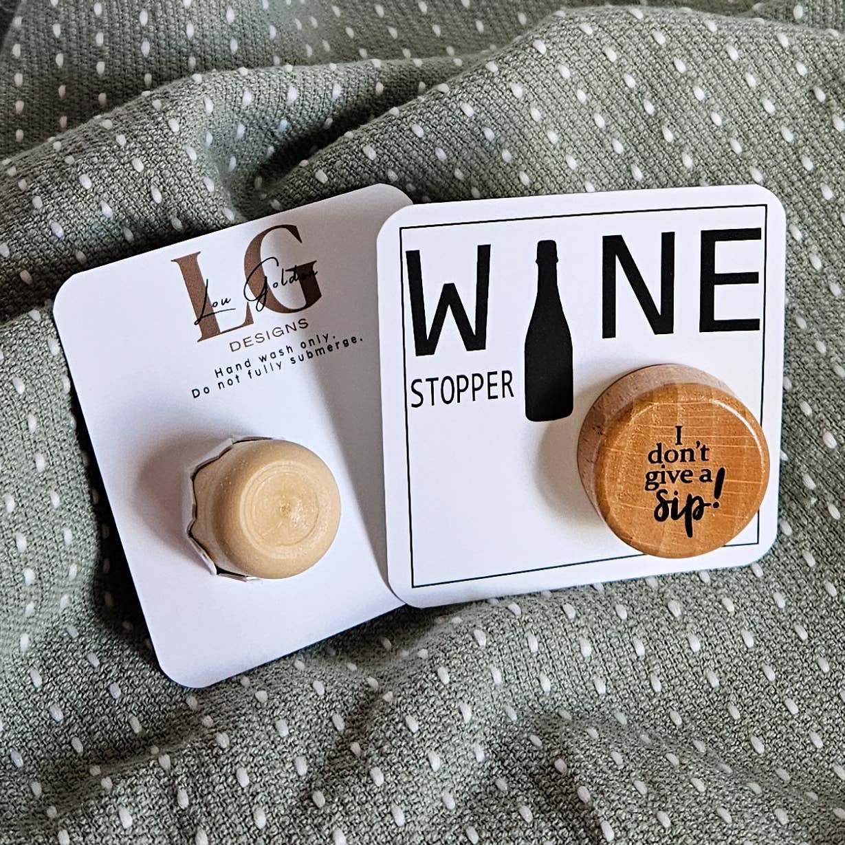 I Don't Give a Sip Wine Stopper