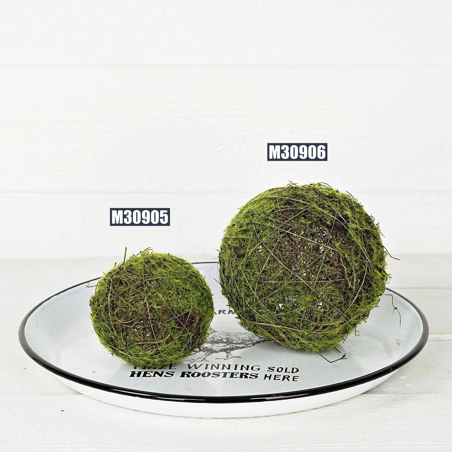 M30906- 6in Mossy Twig Ball
