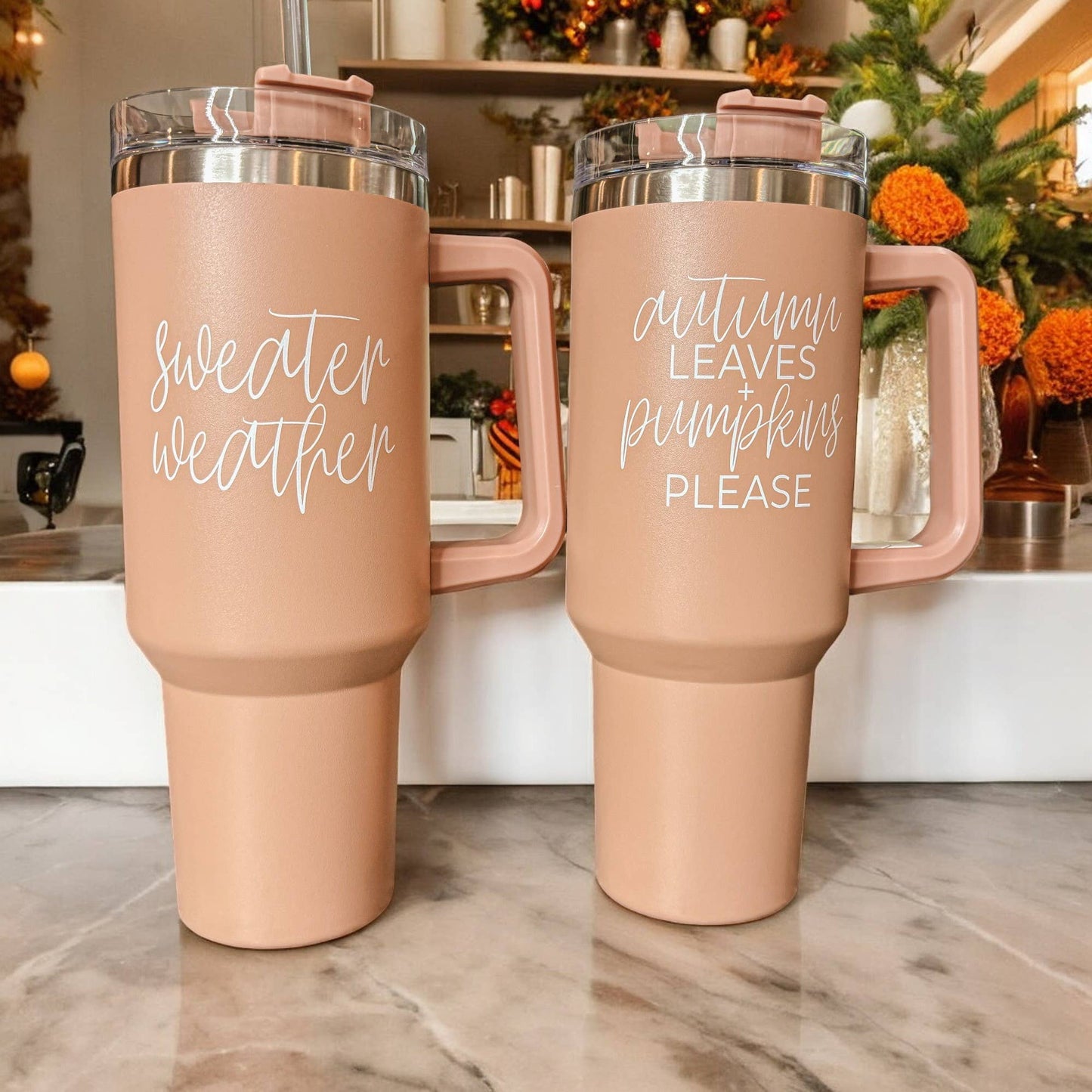 Mom's Sippy Cup, Back to School Gift, 40 oz Pink Tumbler Lid