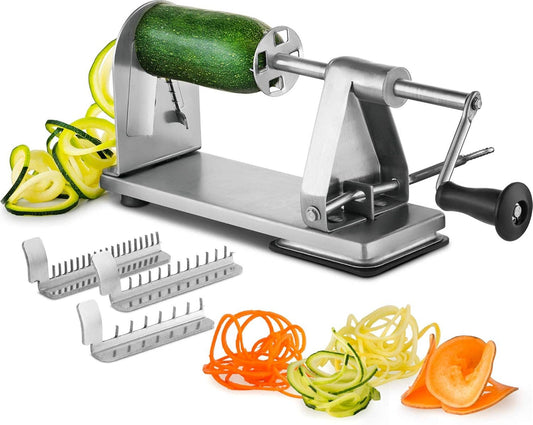 MITBAK Industrial-Grade 3-Blade Spiralizer Vegetable Slicer