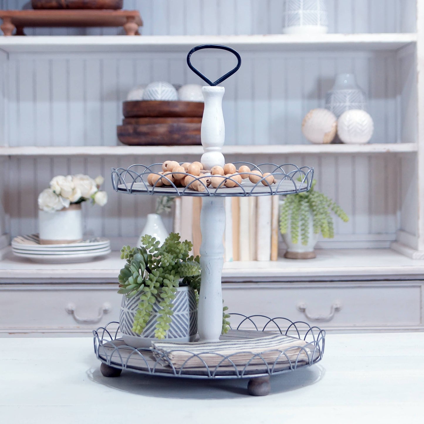 CLOSEOUT  Wd. 2 Tier Tray