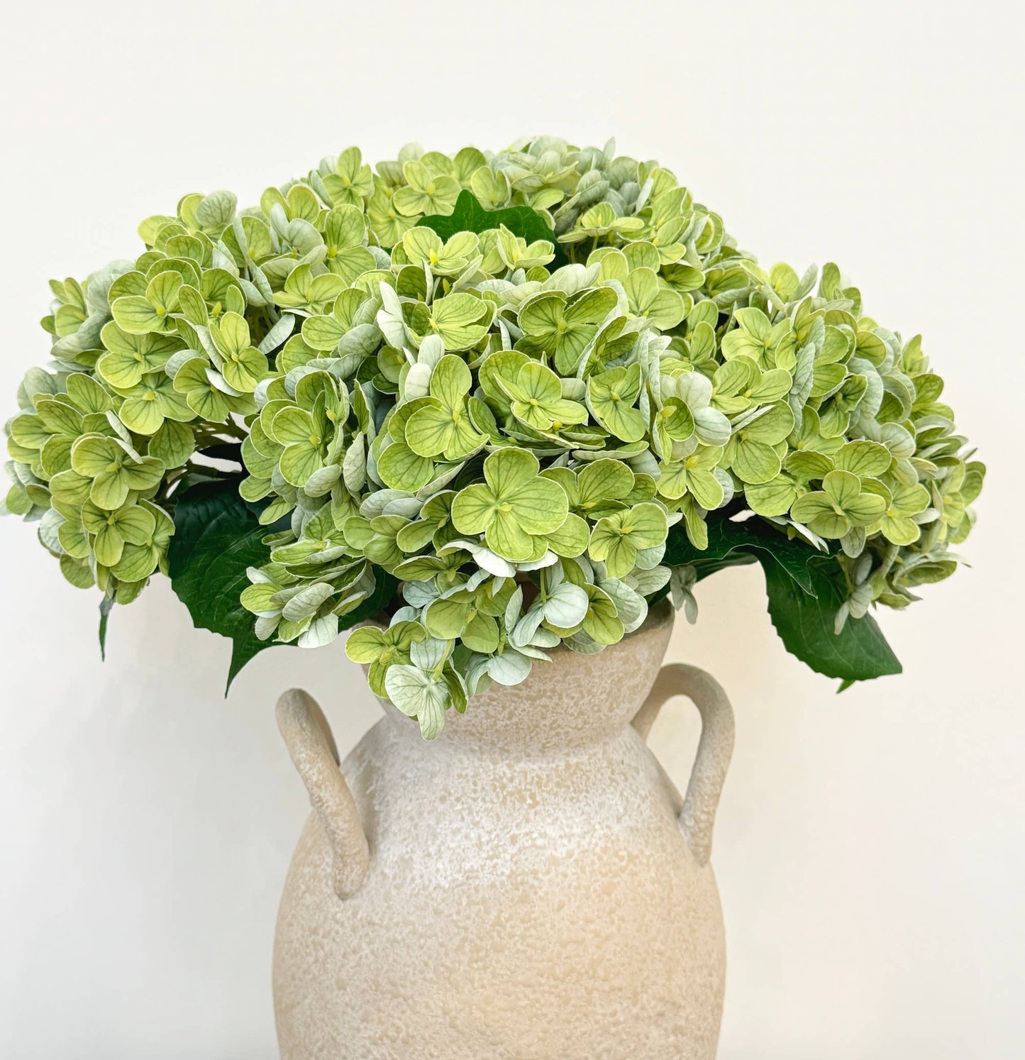 20" Real Touch Realistic  Antique Faux Hydrangea Stems