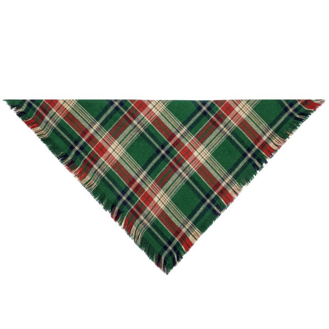 Christmoo – Tartan Fringe Pet Bandana