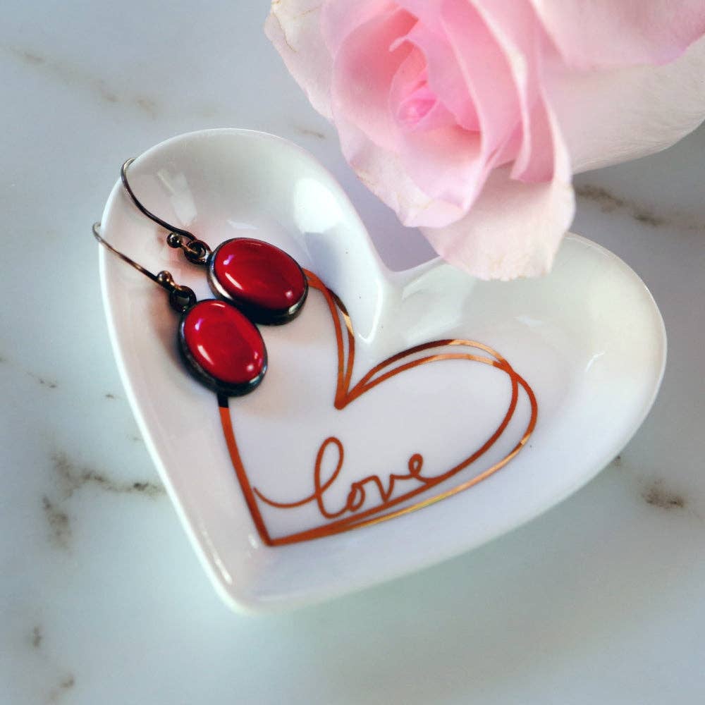 Heart Shaped Trinket Dish - Small