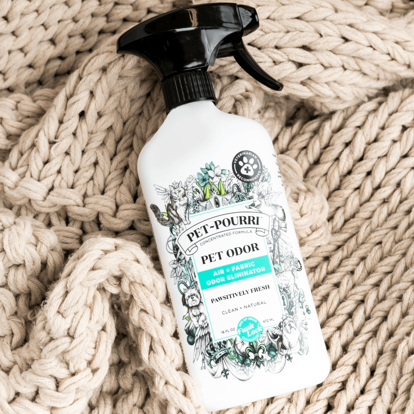 Pet~Pourri Pawsitively Fresh Air+Fabric Odor Refresher 16oz