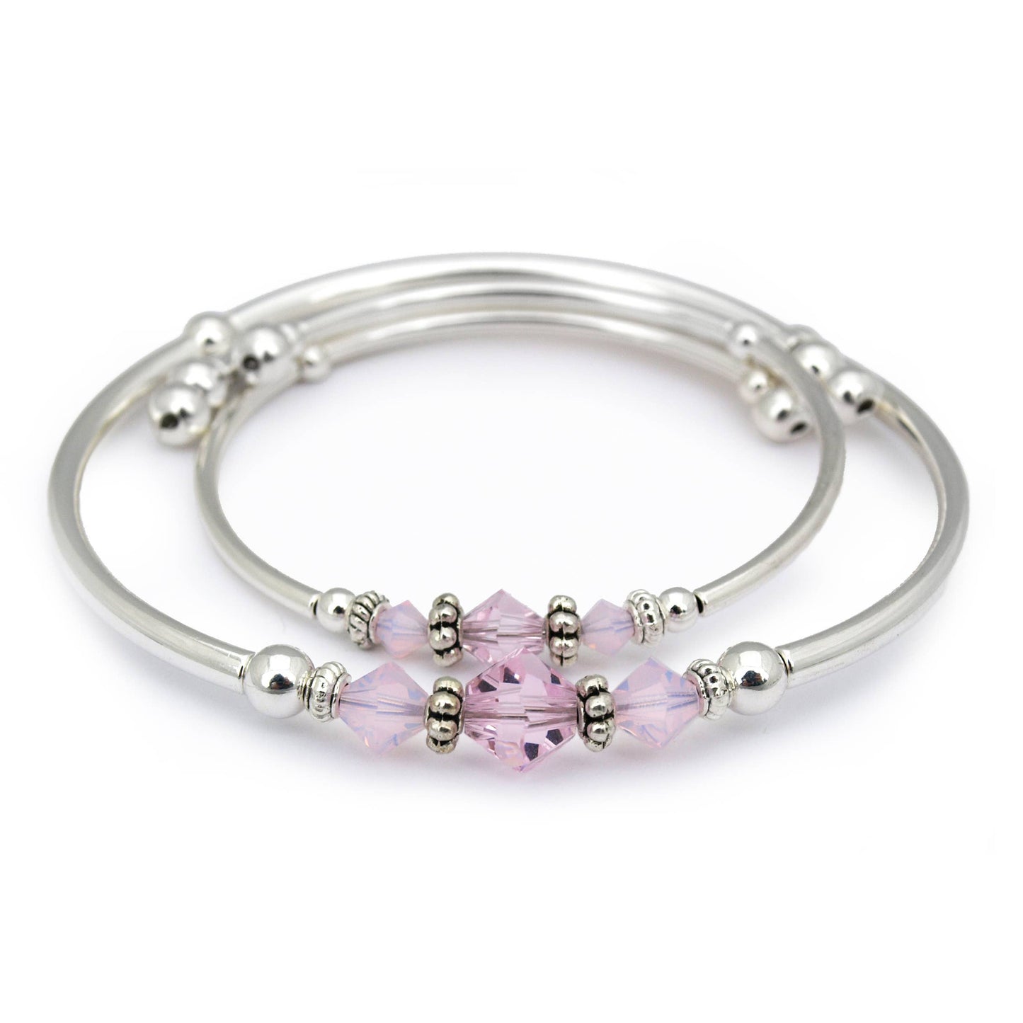 Pink Crystal Mother Daughter Set