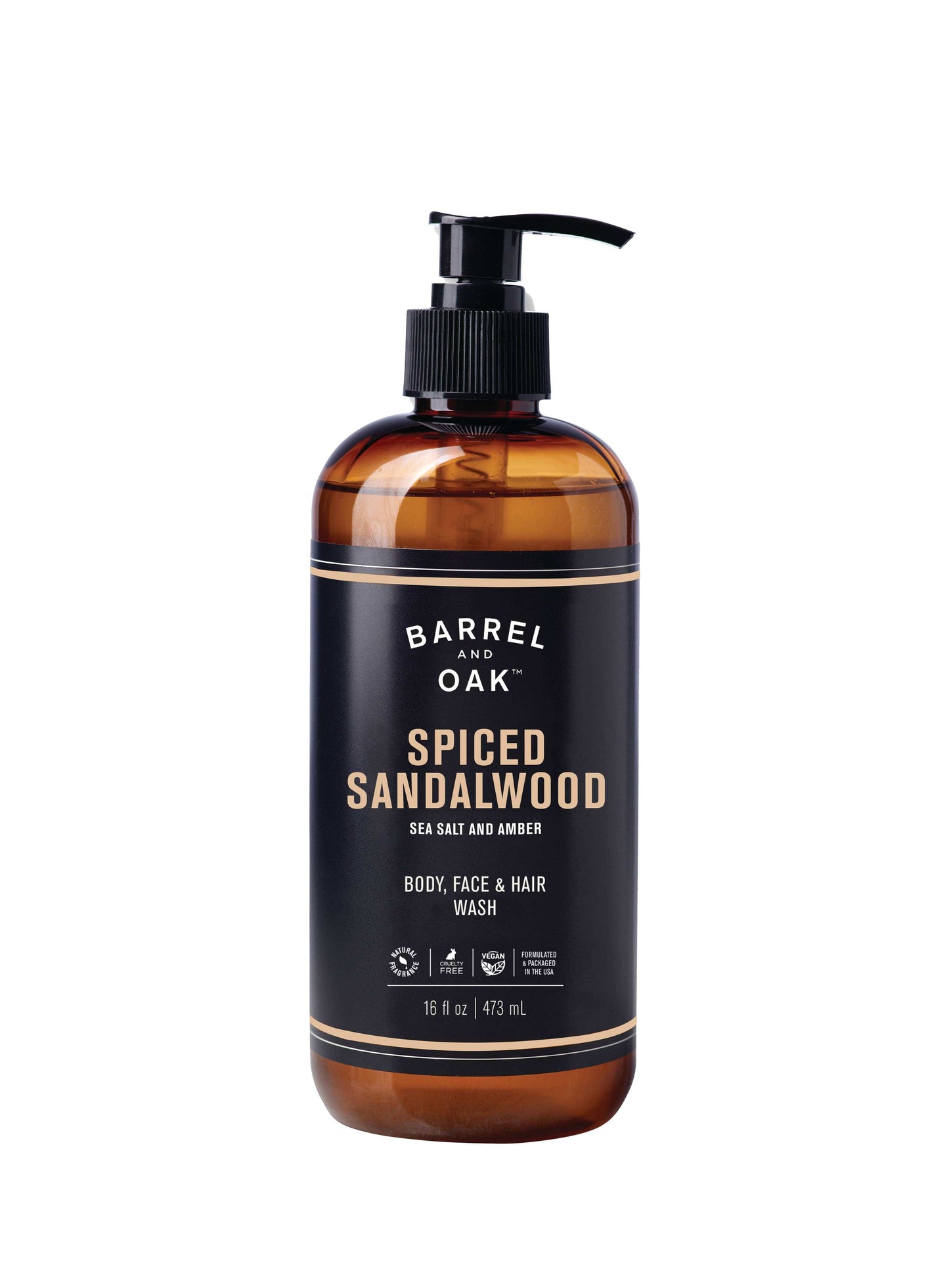 Spiced Sandalwood - All-in-One Wash - 16 fl oz