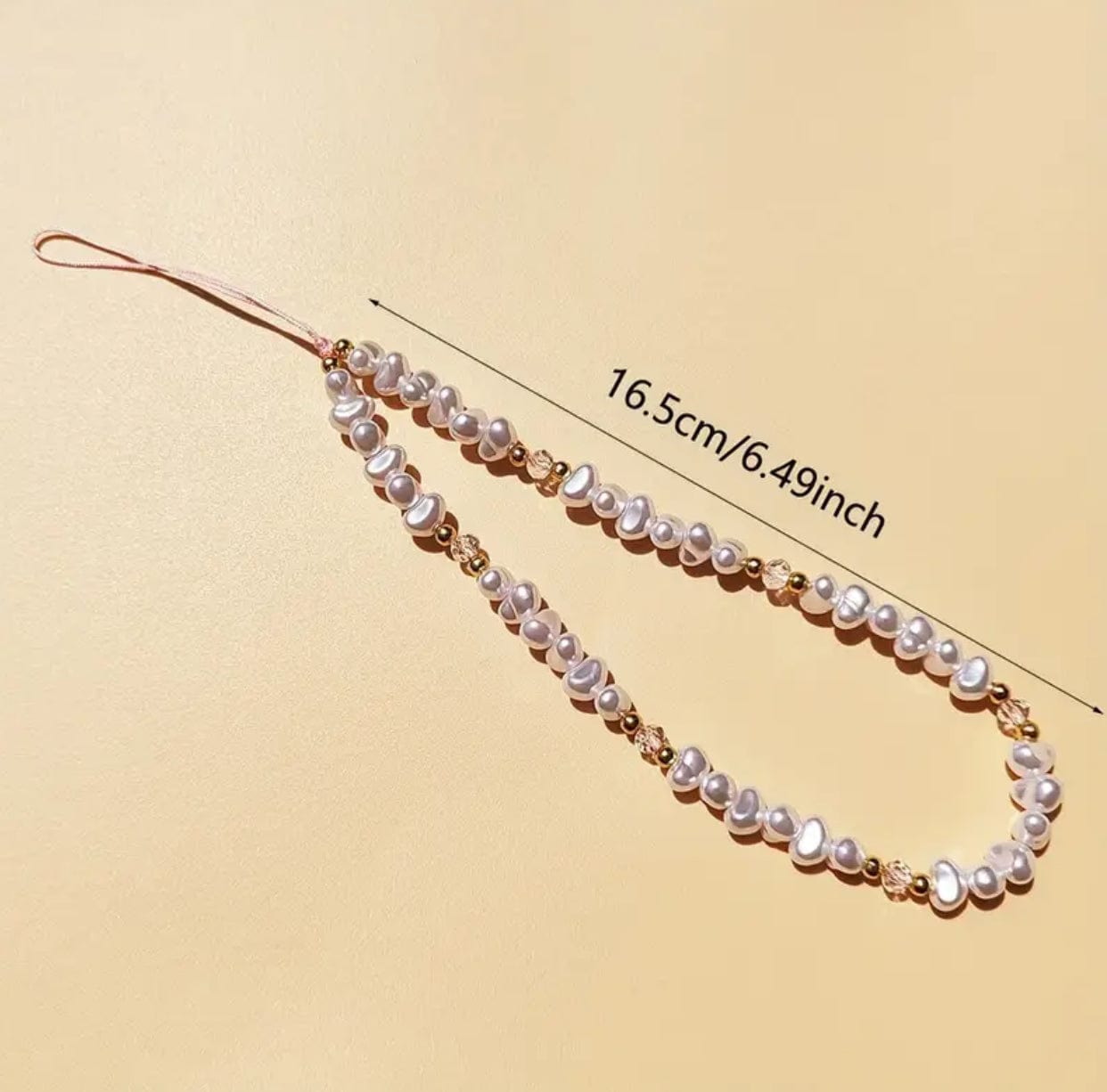 Crystal Beaded Phone Strap