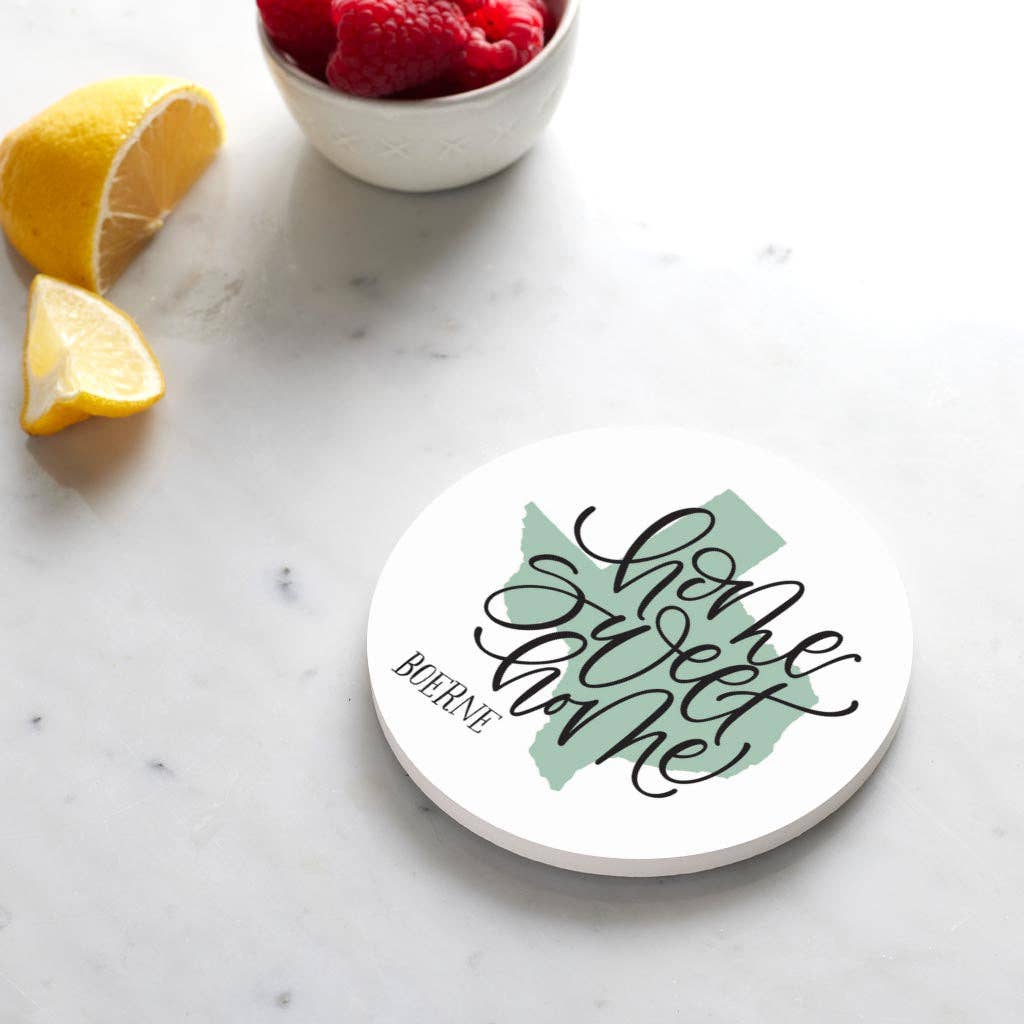 Coaster, Home Decor, Souvenir, Custom Name Drop, City/State