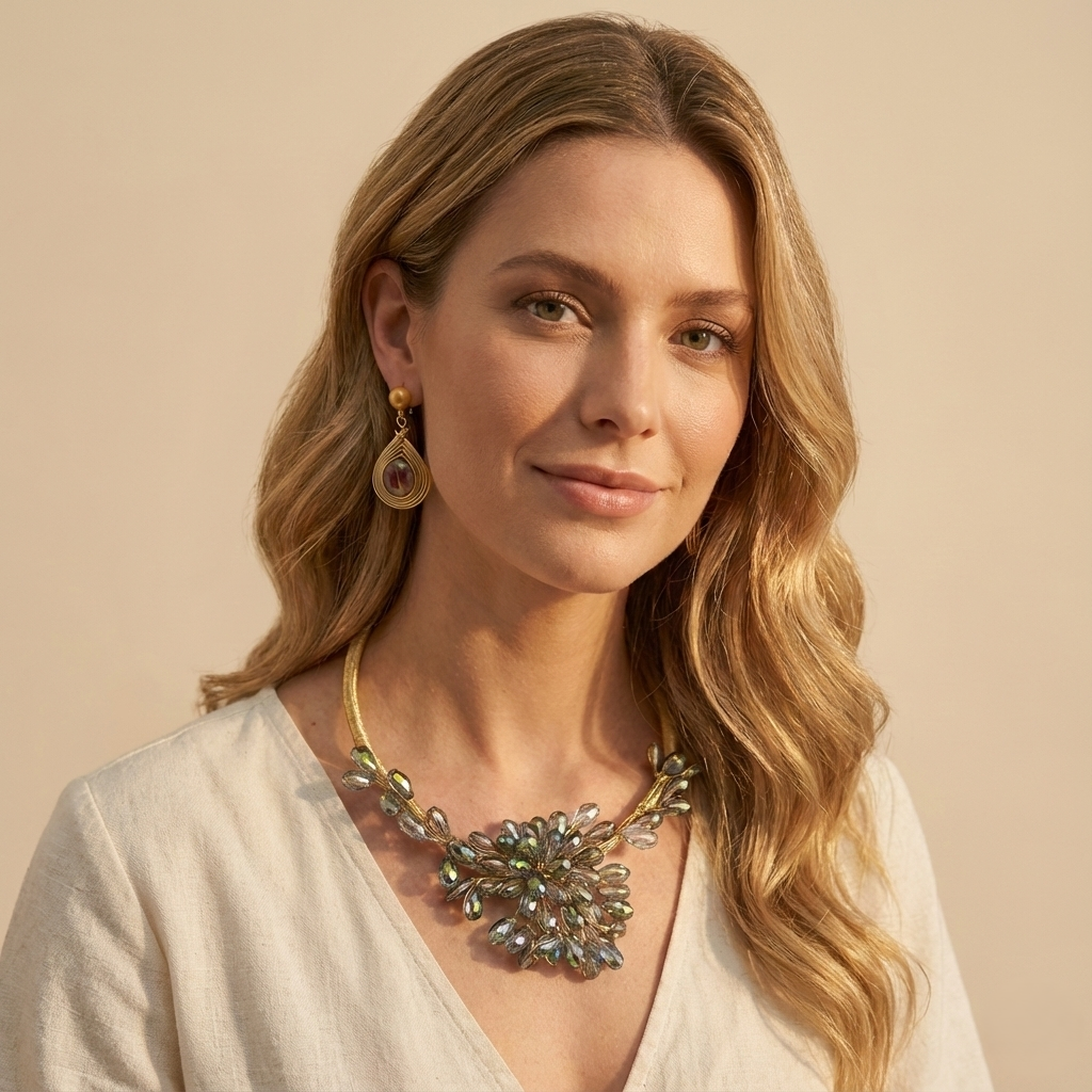 Aurora Borealis Wire Wrap Earrings | Statement Jewelry