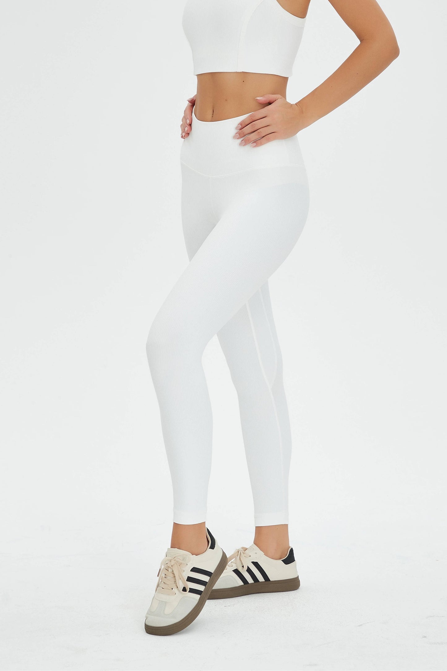 Aurelia Ribbed High Waist Leggings