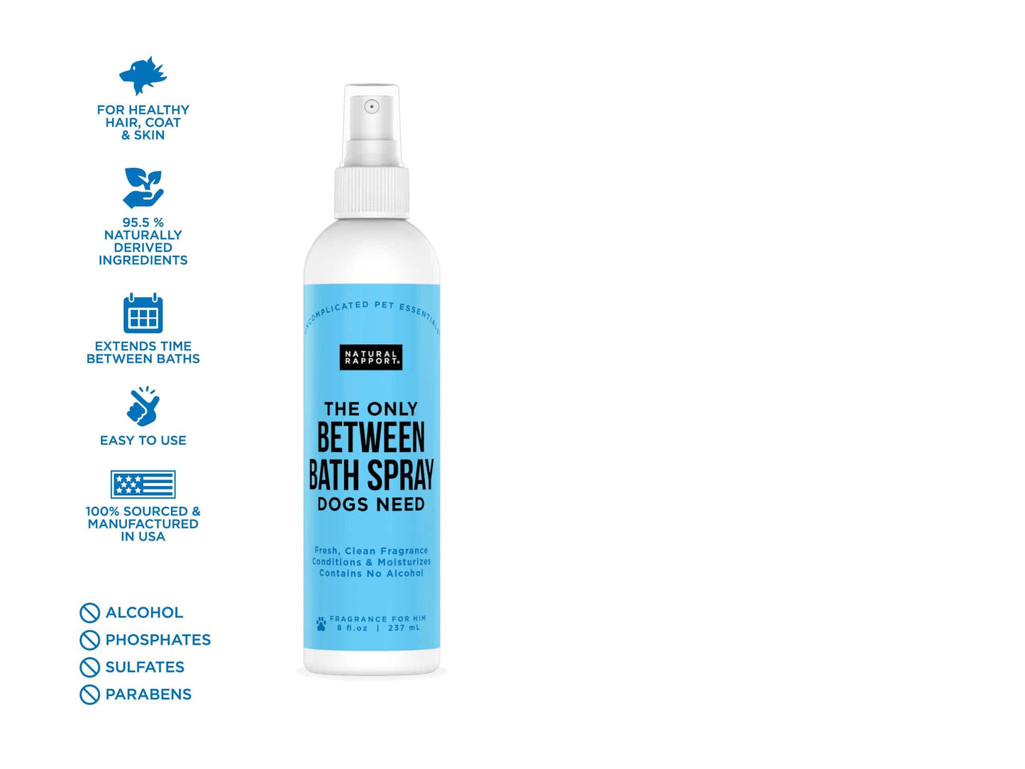 The Only Between Bath Spray Dogs Need - Amber & Sandalwood