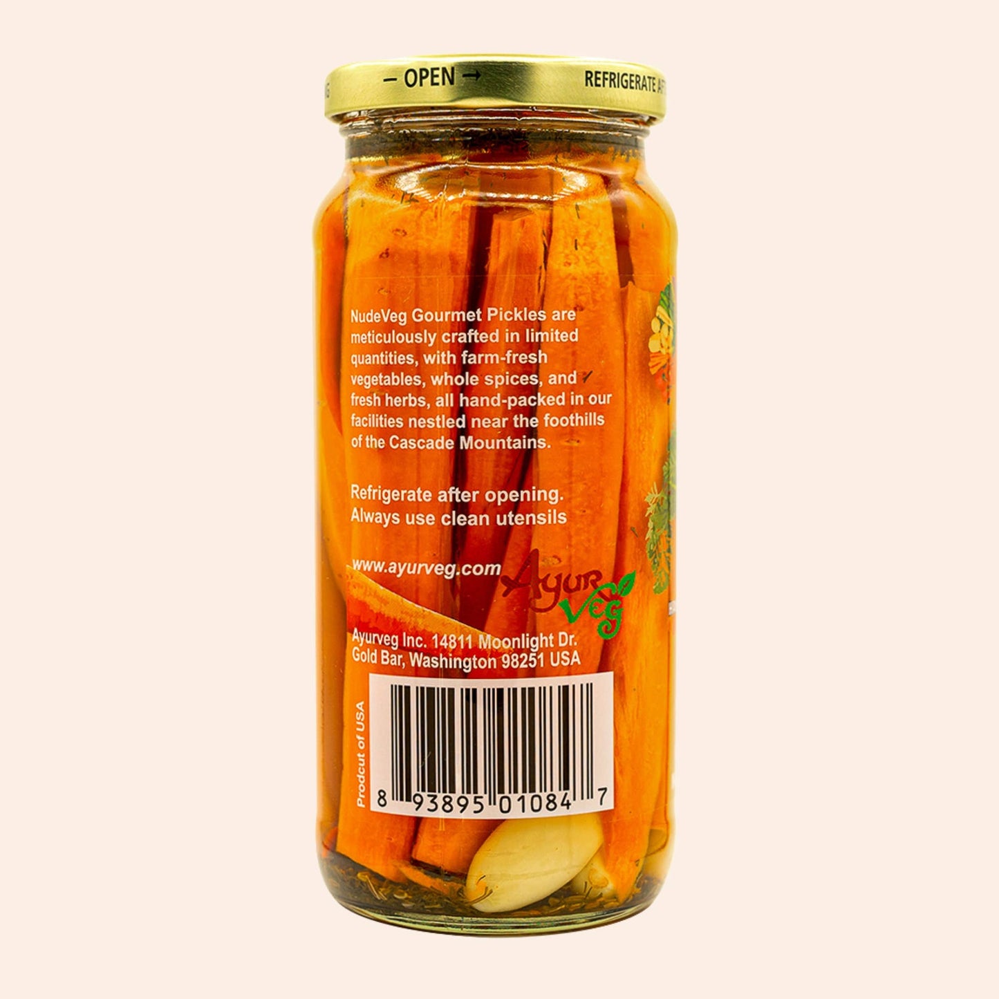 Handcrafted Pickled Carrots | Spicy Dill | Artisanal Pickles