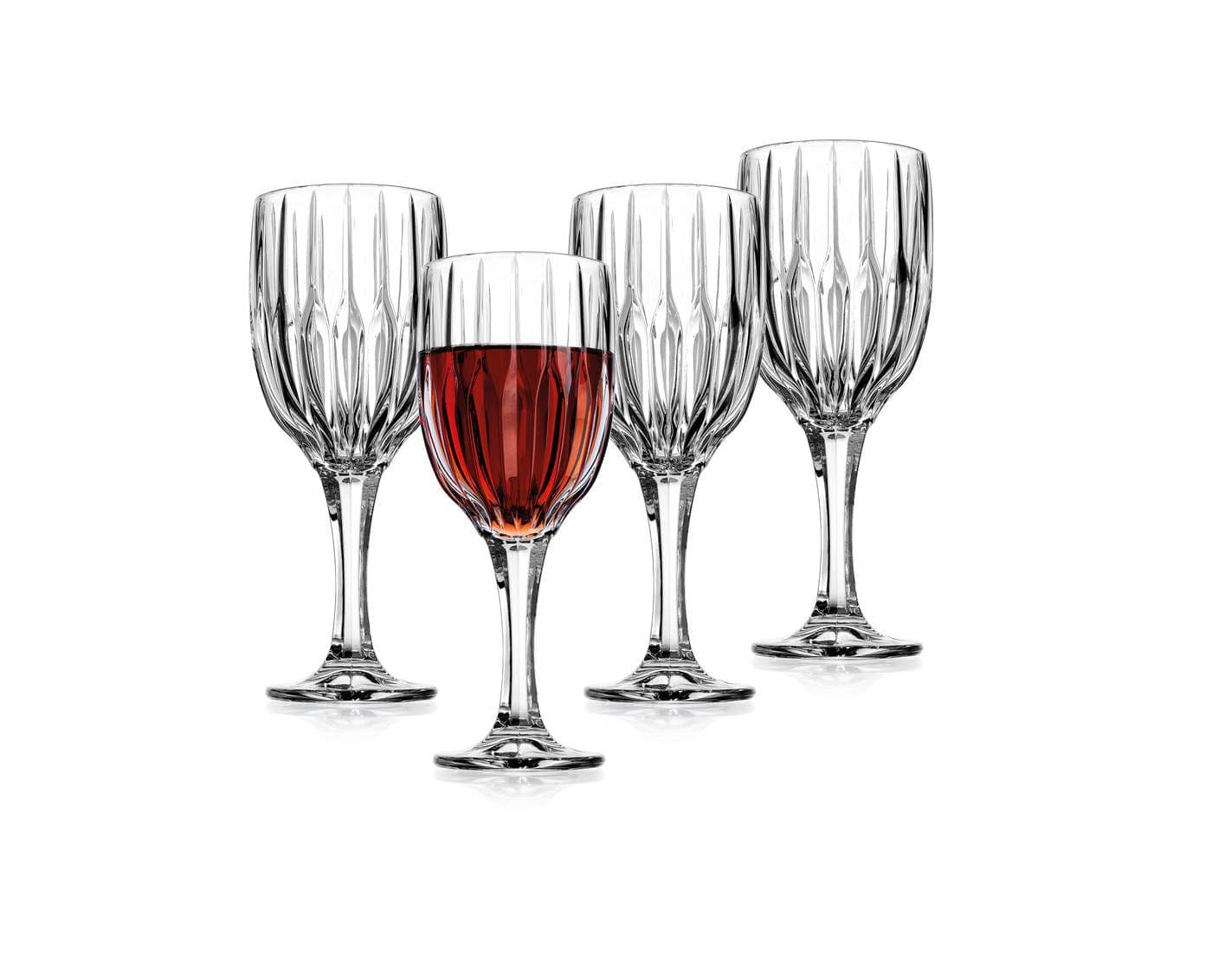 Set of Four Pleat Goblets
