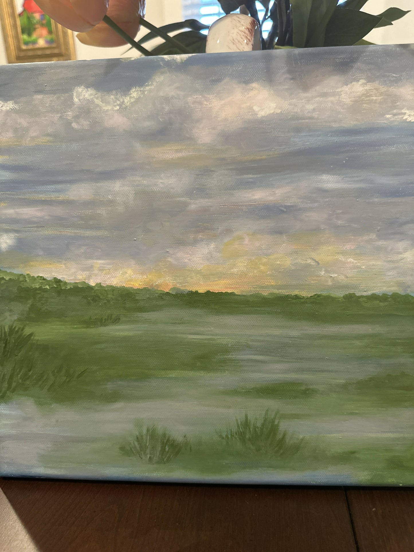 11x14 Acrylic “Serene Marsh Moments”