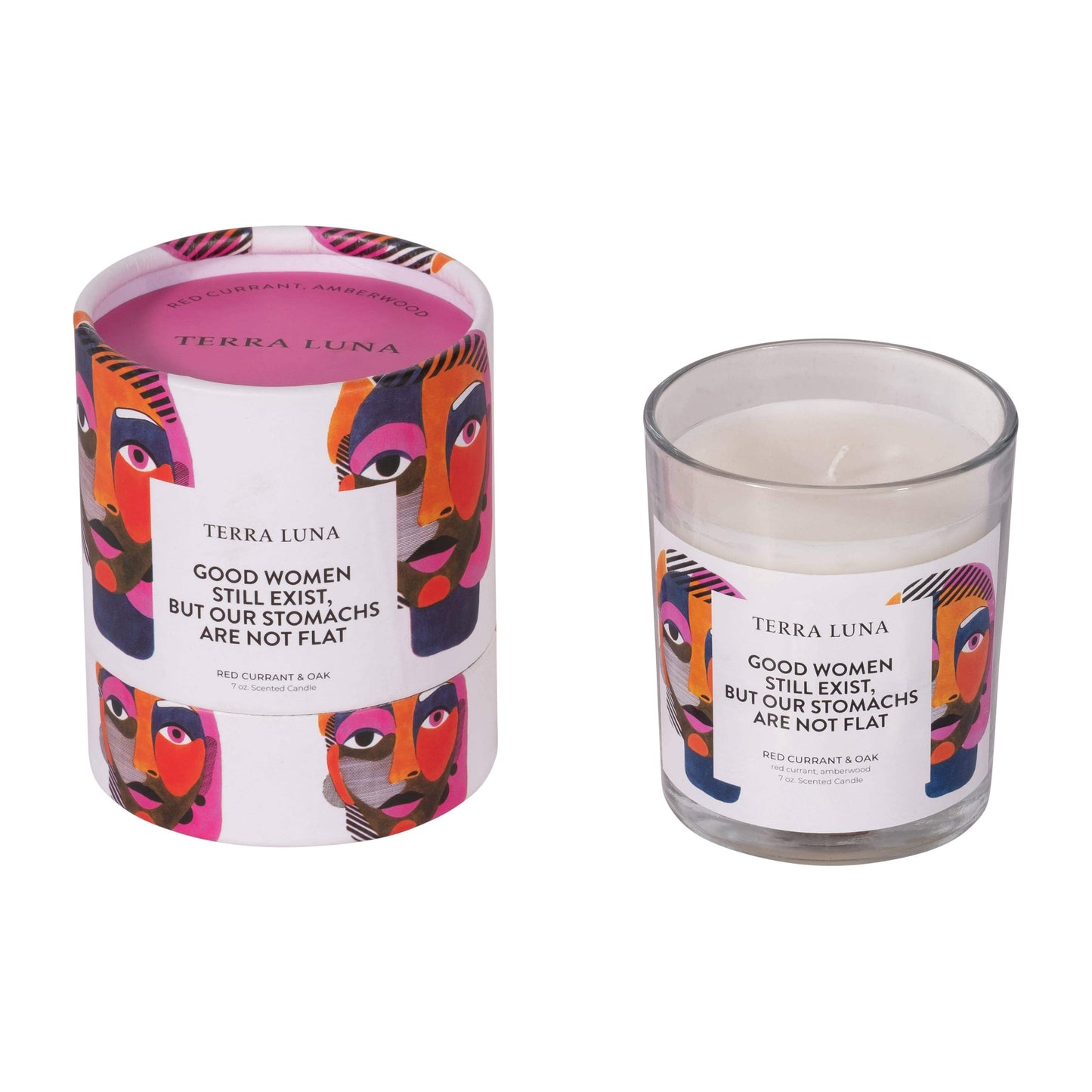Glass Good Women Still Exist Boxed Candle - White, 7 Oz