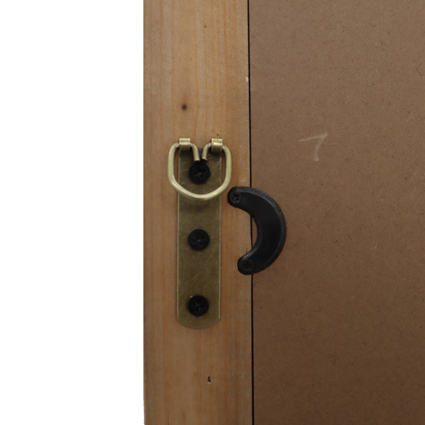 Accent Windowpane Wood Mirror