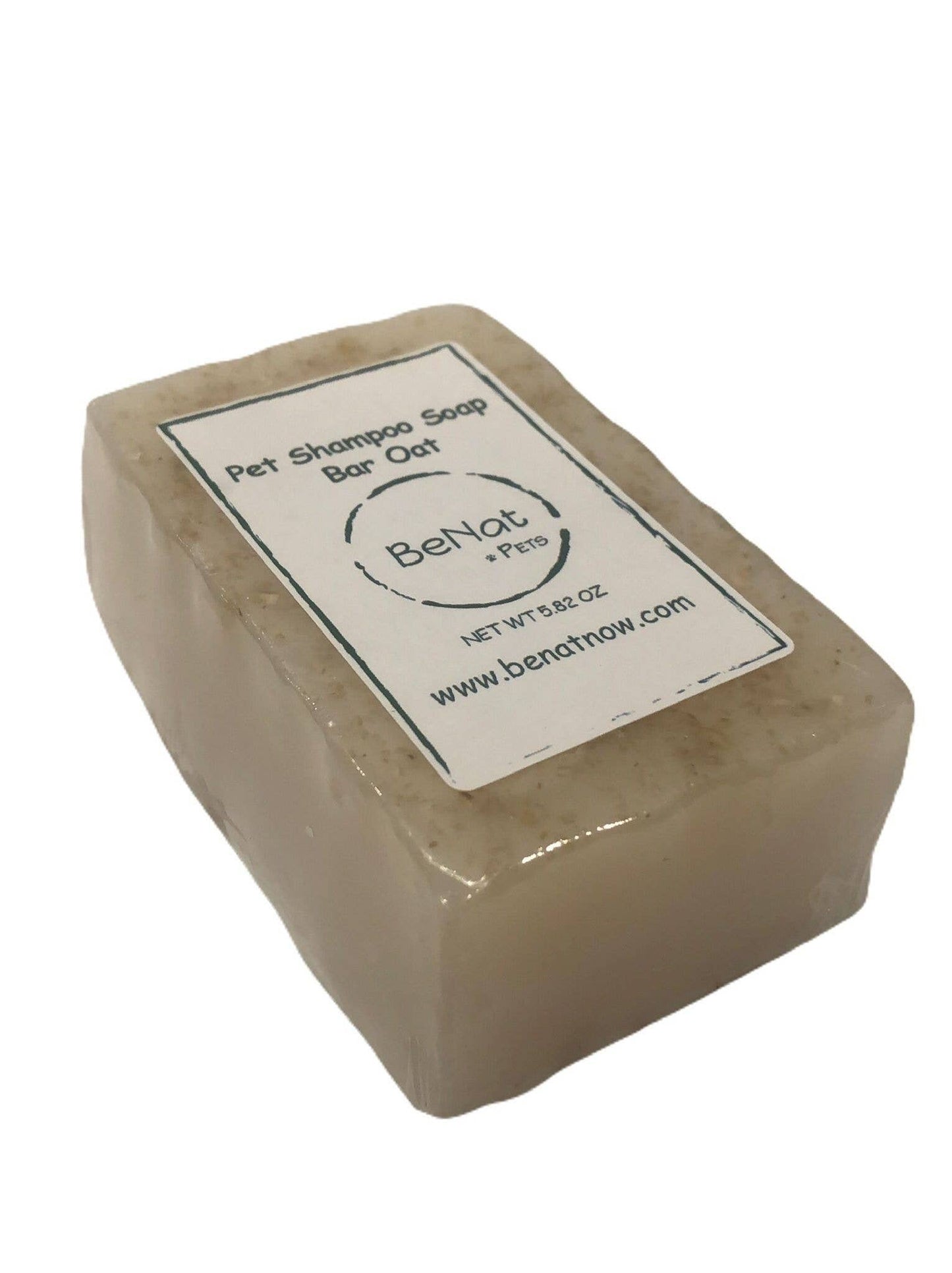 BeNat Pets. Artisanal Pet Shampoo Bar. Oat. 5.8 oz.