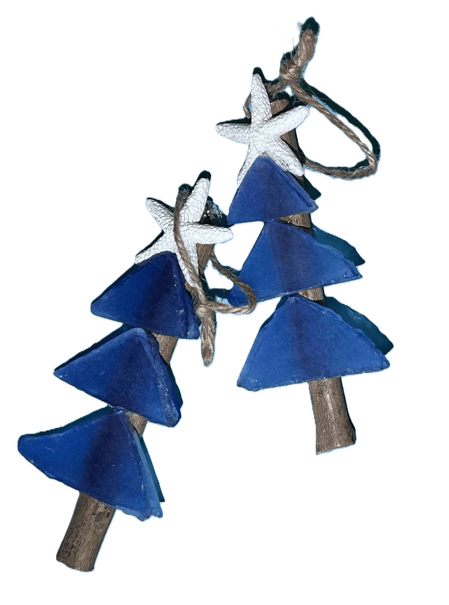 Mini Tree Seaglass Christmas Ornament