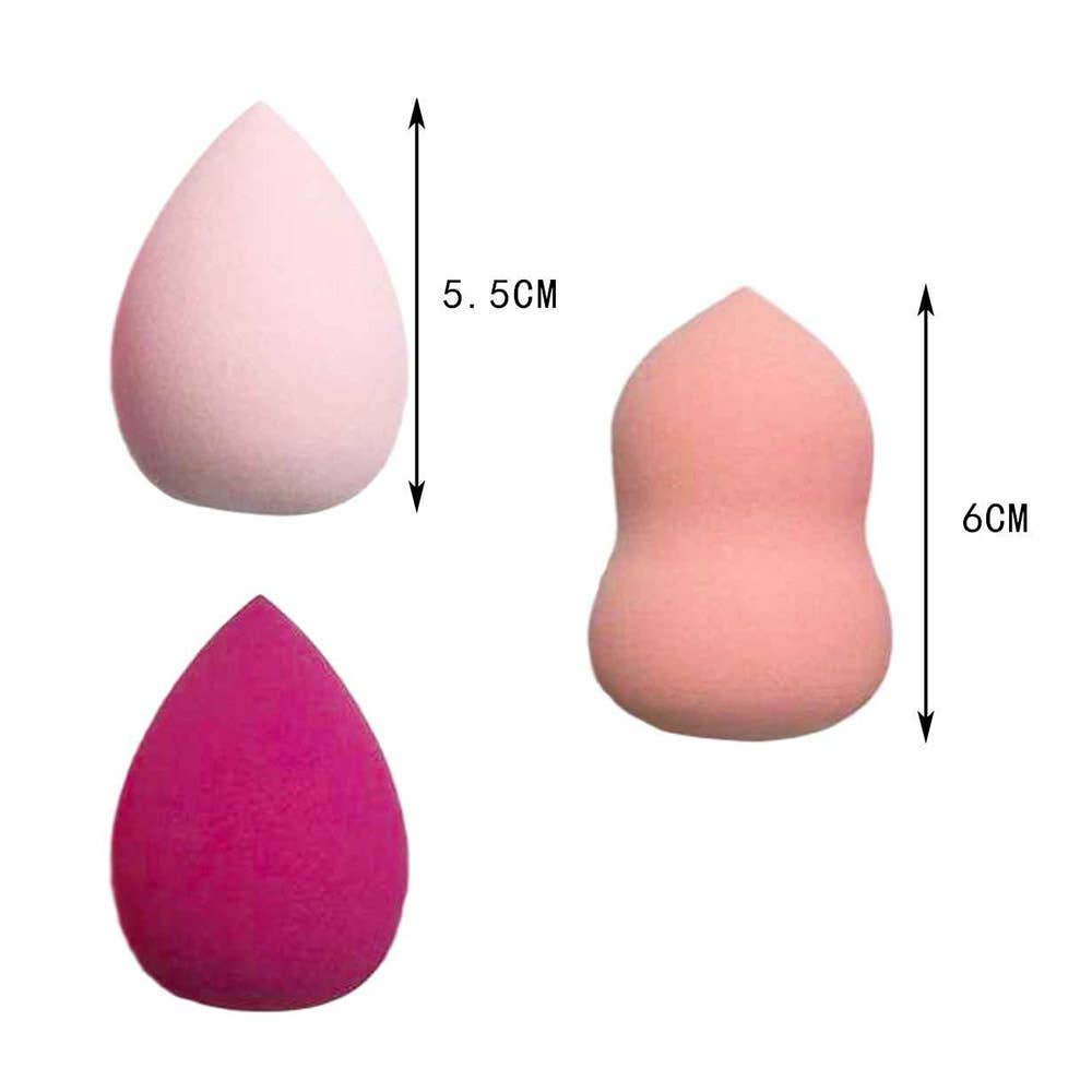 12 SET OF 3 - Makeup Sponge Blender Set